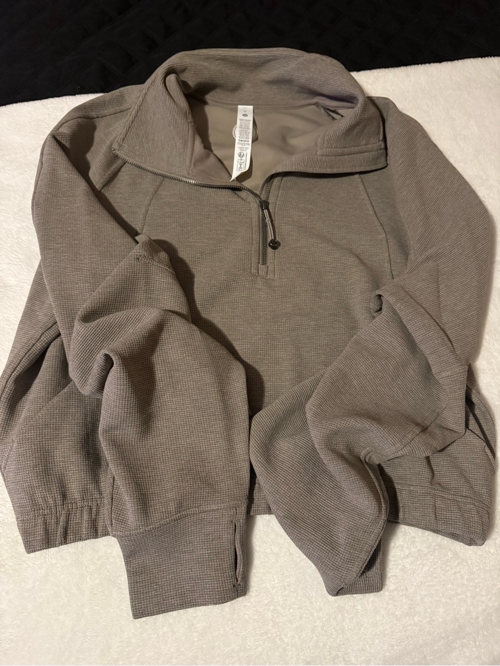 lululemon Women’s Half-Zip Sweater in Taupe